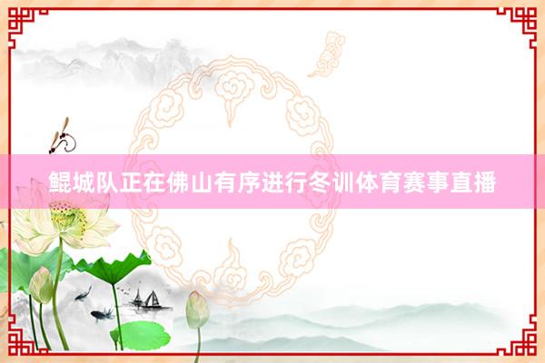 鲲城队正在佛山有序进行冬训体育赛事直播