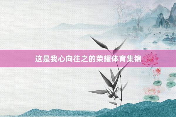 这是我心向往之的荣耀体育集锦