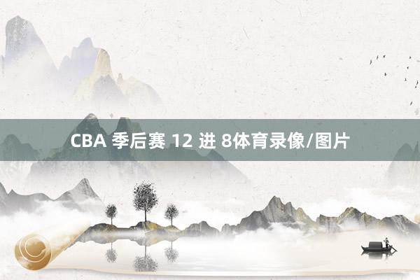 CBA 季后赛 12 进 8体育录像/图片