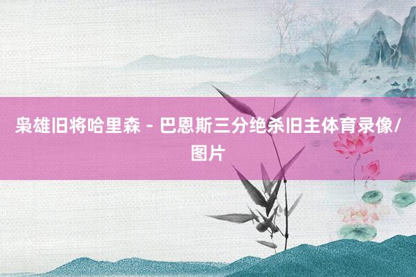 枭雄旧将哈里森 - 巴恩斯三分绝杀旧主体育录像/图片