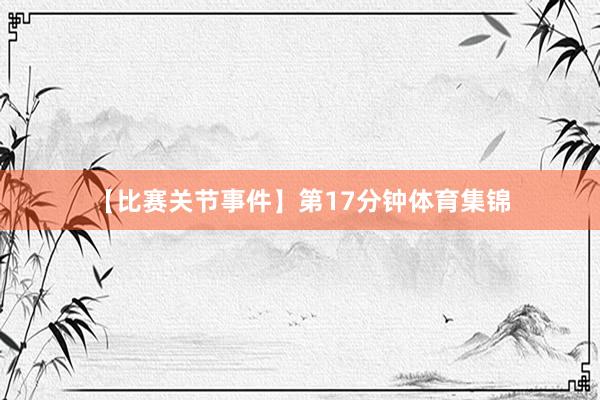 【比赛关节事件】第17分钟体育集锦