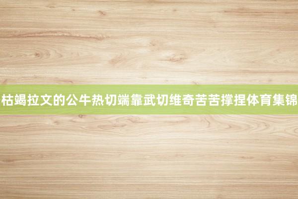 枯竭拉文的公牛热切端靠武切维奇苦苦撑捏体育集锦