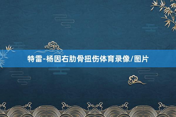 特雷-杨因右肋骨扭伤体育录像/图片