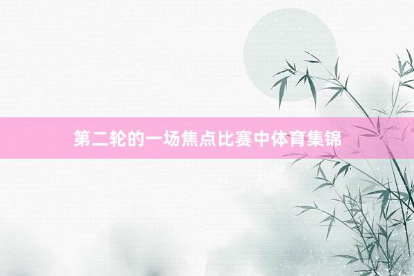 第二轮的一场焦点比赛中体育集锦