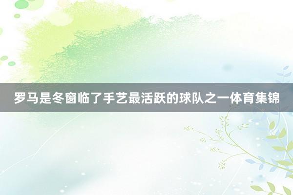 罗马是冬窗临了手艺最活跃的球队之一体育集锦